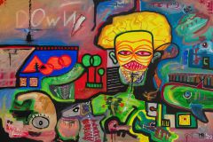 DOW-DOWN-acrylics-on-canvas-150x100-2022